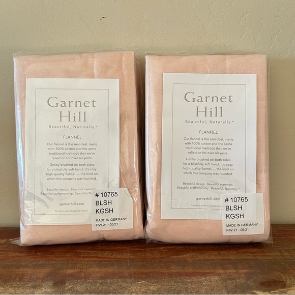 Garnet Hill Signature Flannel Shams